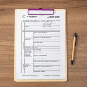 Kétnyelvű hajó adásvételi szerződés (lengyel-magyar) (nyomtatás után, tollal kitölthető)